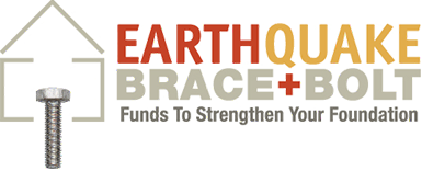 Earthquake Brace + Bolt Funds to Strengten Your Foundation Logo