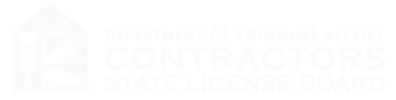 Department of Consumer Affairs Contractors State License Board